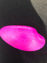 Load image into Gallery viewer, Purple Cone Flower trinket tray Shell Art