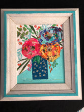 Load image into Gallery viewer, Orginal Art Mixed Media Flowers 2
