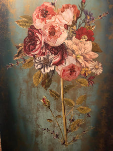 Glorious Flowers Dresser  Sold