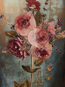 Glorious Flowers Dresser  Sold